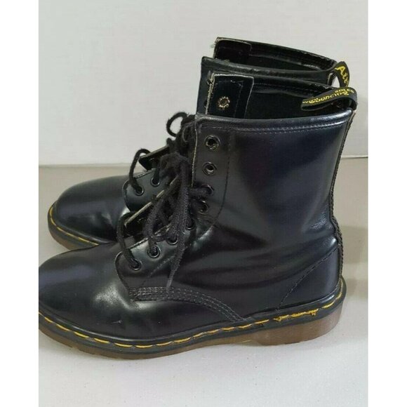 Dr. Doc Martens Air-Wair The Original Black Lace Up Combat Boots Womens US 5 - Picture 11 of 11